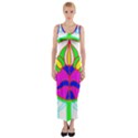 Pattern Template Stained Glass Fitted Maxi Dress View1