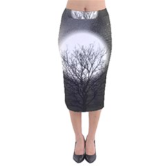 Starry Sky Velvet Midi Pencil Skirt by digitaldivadesigns