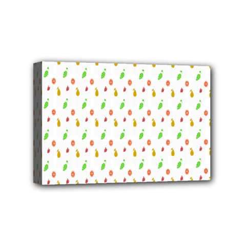 Fruit Pattern Vector Background Mini Canvas 6  X 4  by Nexatart