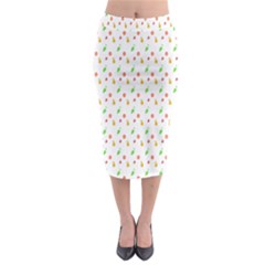 Fruit Pattern Vector Background Midi Pencil Skirt by Nexatart