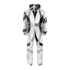 Car Wheel Chrome Rim Hooded Jumpsuit (kids) by Nexatart