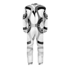 Car Wheel Chrome Rim Onepiece Jumpsuit (kids) by Nexatart