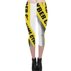 Internet Crime Cyber Criminal Capri Leggings  by Nexatart