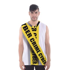 Internet Crime Cyber Criminal Men s Basketball Tank Top by Nexatart