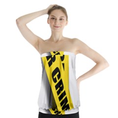 Internet Crime Cyber Criminal Strapless Top