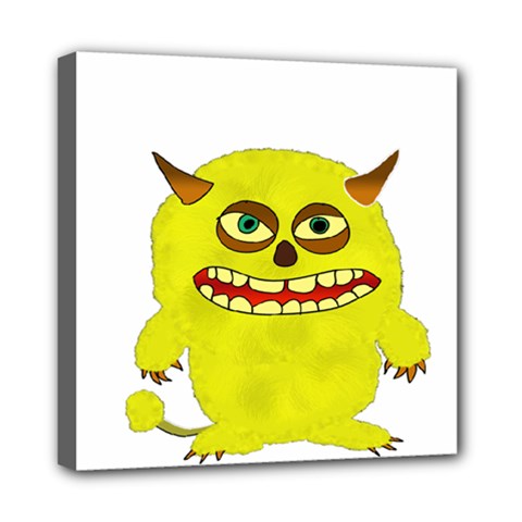 Monster Troll Halloween Shudder Mini Canvas 8  X 8 