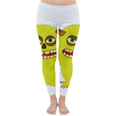 Monster Troll Halloween Shudder Classic Winter Leggings by Nexatart