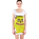 Monster Troll Halloween Shudder Short Sleeve Bodycon Dress View1