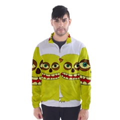 Monster Troll Halloween Shudder Wind Breaker (men) by Nexatart