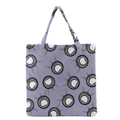 Rocket Ship Wallpaper Background Grocery Tote Bag