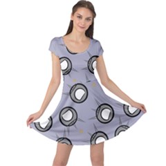 Rocket Ship Wallpaper Background Cap Sleeve Dresses by Nexatart