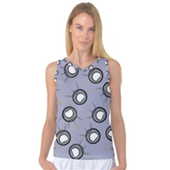 Rocket Ship Wallpaper Background Women s Basketball Tank Top by Nexatart