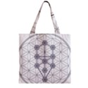 Tree Of Life Flower Of Life Stage Zipper Grocery Tote Bag View1