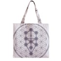 Tree Of Life Flower Of Life Stage Zipper Grocery Tote Bag View2