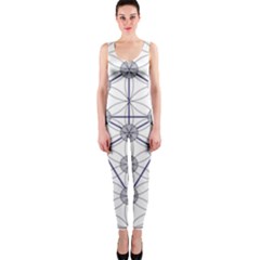 Tree Of Life Flower Of Life Stage Onepiece Catsuit by Nexatart