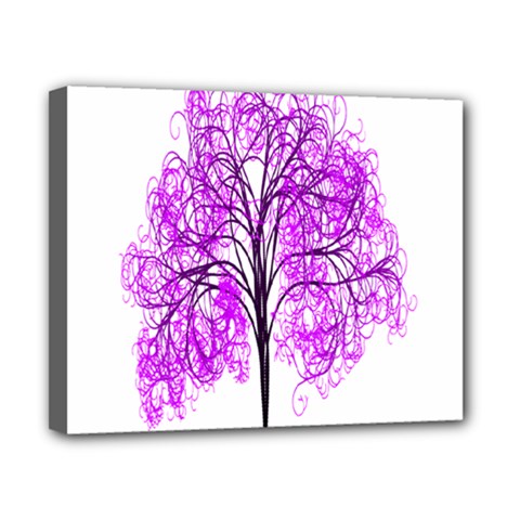 Purple Tree Canvas 10  X 8 