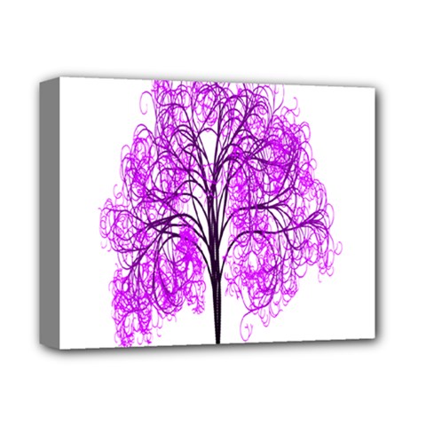 Purple Tree Deluxe Canvas 14  X 11  by Nexatart