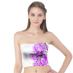 Purple Tree Tube Top