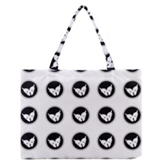 Butterfly Wallpaper Background Medium Zipper Tote Bag by Nexatart