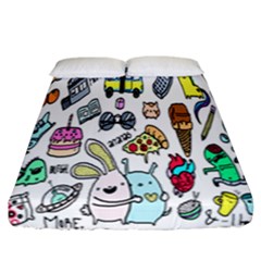 Story Of Our Life Fitted Sheet (california King Size) by Nexatart