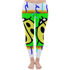 Insect Ladybug Classic Winter Leggings by Nexatart