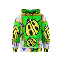 Insect Ladybug Kids  Zipper Hoodie by Nexatart