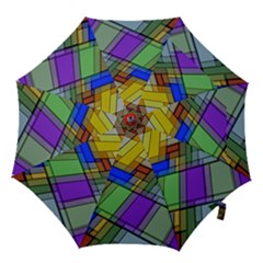 Abstract Background Pattern Hook Handle Umbrellas (small)