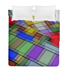 Abstract Background Pattern Duvet Cover Double Side (full/ Double Size) by Nexatart