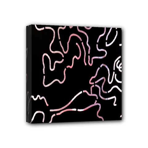 Abstract Glare Visual Art Mini Canvas 4  X 4  by Nexatart