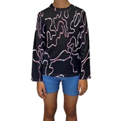 Abstract Glare Visual Art Kids  Long Sleeve Swimwear by Nexatart