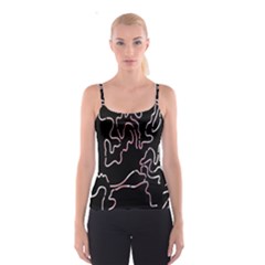 Abstract Glare Visual Art Spaghetti Strap Top