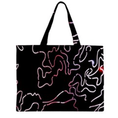 Abstract Glare Visual Art Zipper Mini Tote Bag