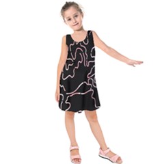 Abstract Glare Visual Art Kids  Sleeveless Dress by Nexatart