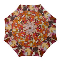 Abstract Abstraction Pattern Modern Golf Umbrellas