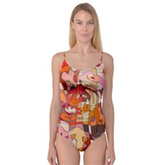 Abstract Abstraction Pattern Modern Camisole Leotard  by Nexatart