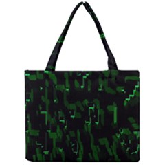 Abstract Art Background Green Mini Tote Bag by Nexatart