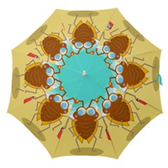 Animal Nature Cartoon Bug Insect Straight Umbrellas