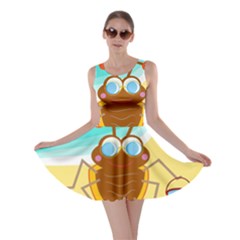 Animal Nature Cartoon Bug Insect Skater Dress by Nexatart