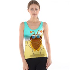 Animal Nature Cartoon Bug Insect Tank Top by Nexatart