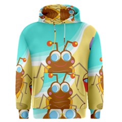 Animal Nature Cartoon Bug Insect Men s Pullover Hoodie by Nexatart