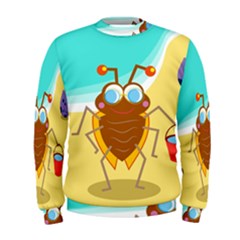 Animal Nature Cartoon Bug Insect Men s Sweatshirt by Nexatart