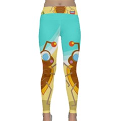 Animal Nature Cartoon Bug Insect Classic Yoga Leggings by Nexatart