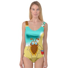 Animal Nature Cartoon Bug Insect Princess Tank Leotard  by Nexatart