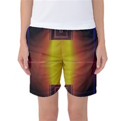 Abstract Painting Women s Basketball Shorts