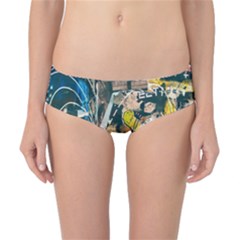 Art Graffiti Abstract Lines Classic Bikini Bottoms by Nexatart