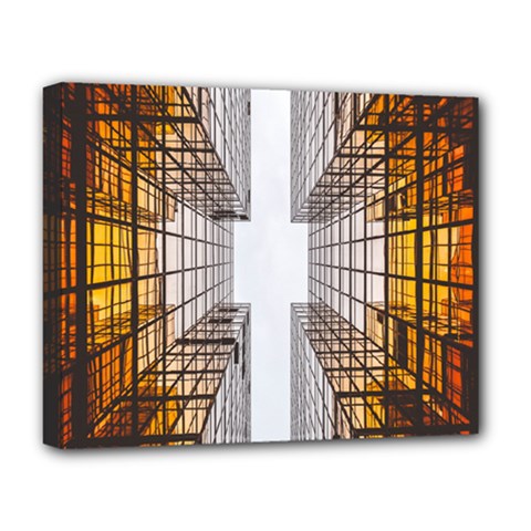 Architecture Facade Buildings Windows Deluxe Canvas 20  X 16   by Nexatart