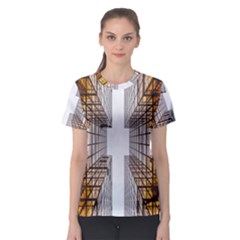 Architecture Facade Buildings Windows Women s Sport Mesh Tee