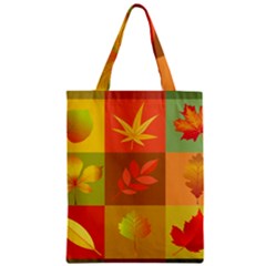 Autumn Leaves Colorful Fall Foliage Zipper Classic Tote Bag