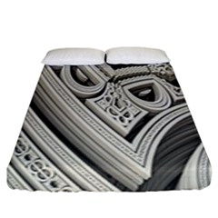 Arches Fractal Chaos Church Arch Fitted Sheet (king Size) by Nexatart