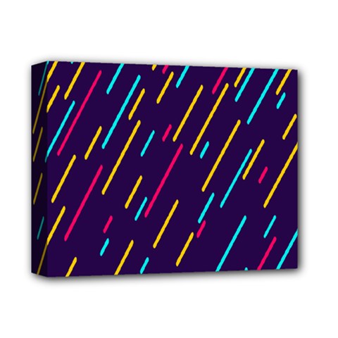 Background Lines Forms Deluxe Canvas 14  X 11  by Nexatart